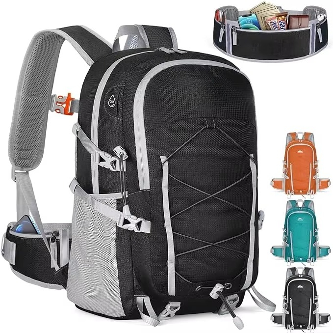 Packable Daypack Foldable - 40L Novo mochila de poliéster embalável