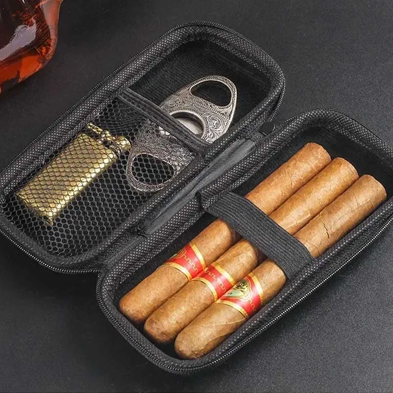 Travel Accessories Case - Estojo portátil para charutos em EVA,