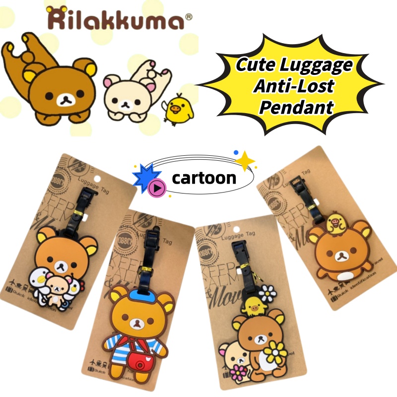 Travel Accessories Gear - Etiqueta de Bagagem Personalizada Criativa Rilakkuma,