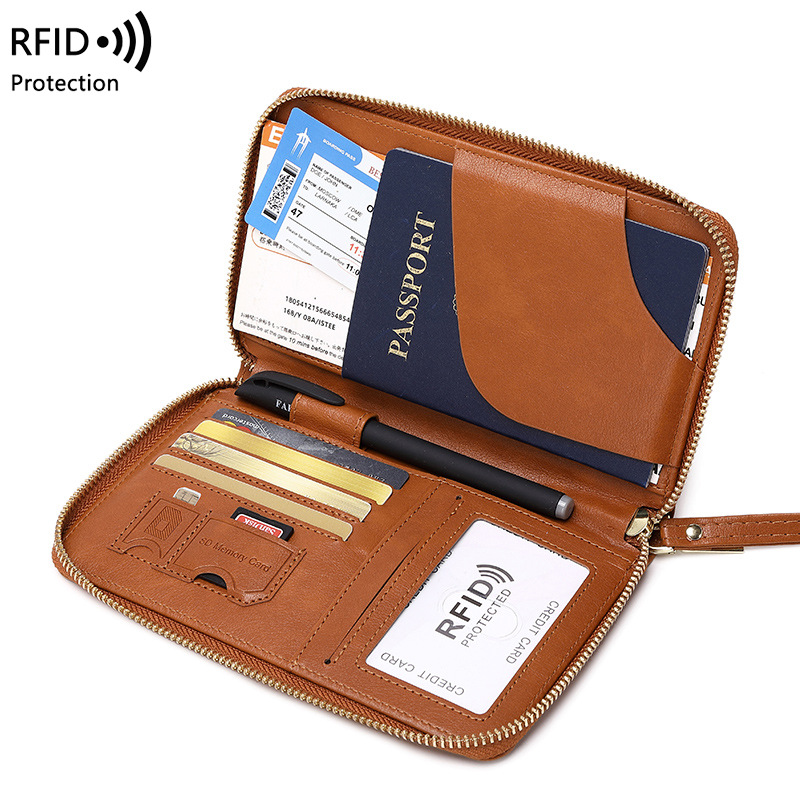 Travel Accessories For Plane - Nova capa de couro para passaporte