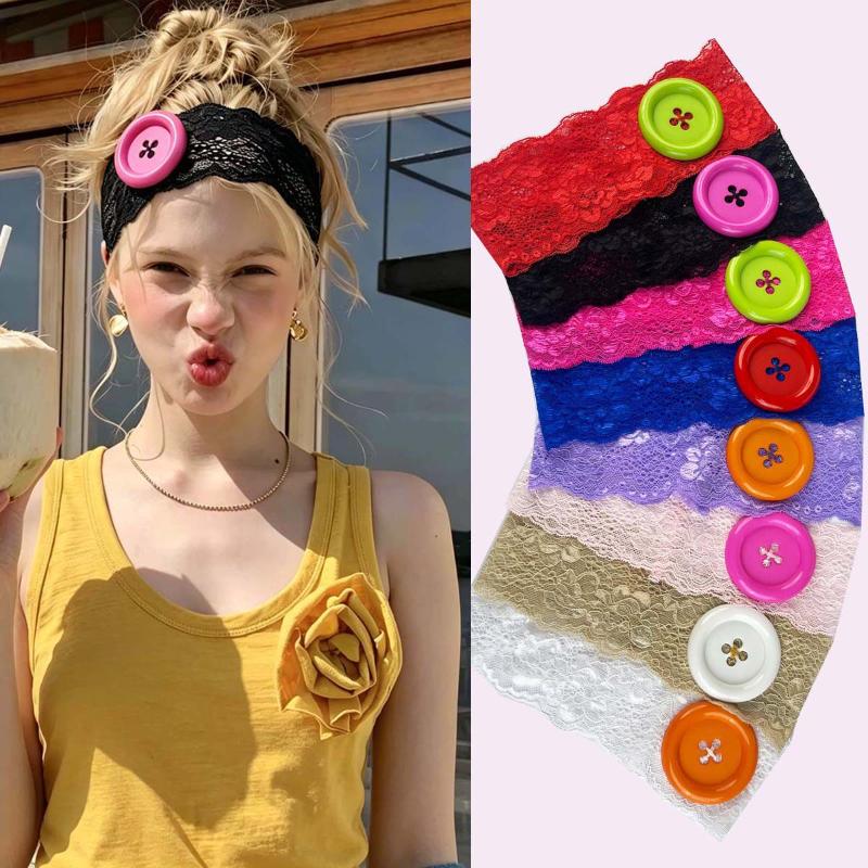 Travel Yoga Accessories - Faixa de Cabelo Larga Elástica com