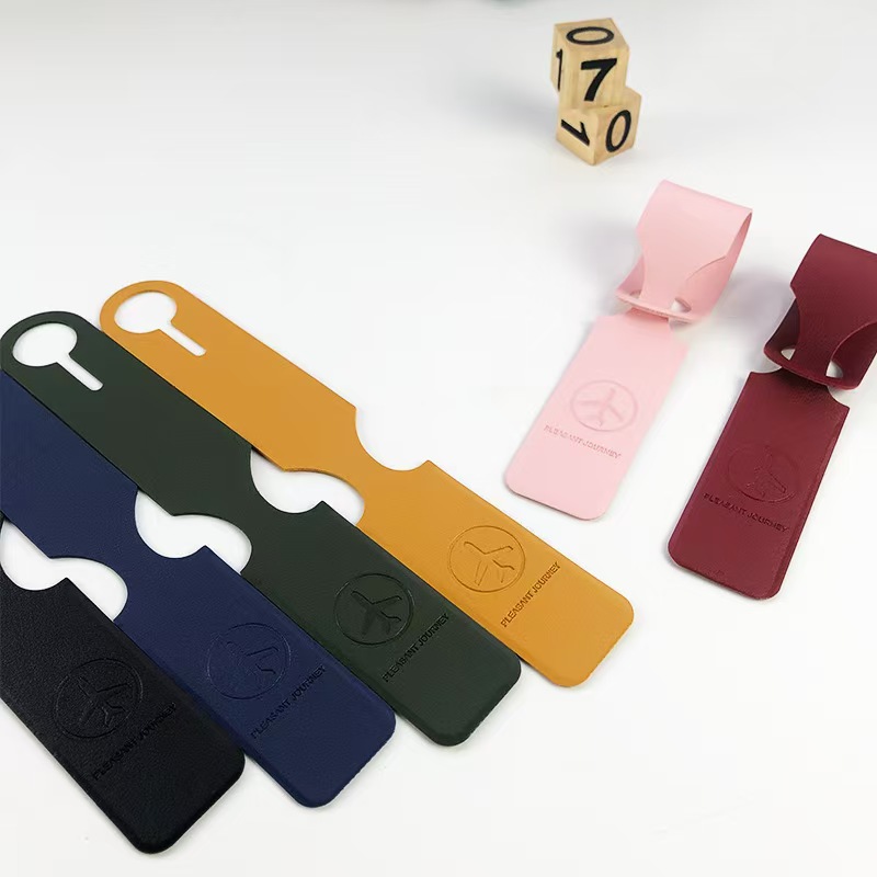 Travel Accessories For Plane - Etiqueta de Bagagem Personalizada em Couro