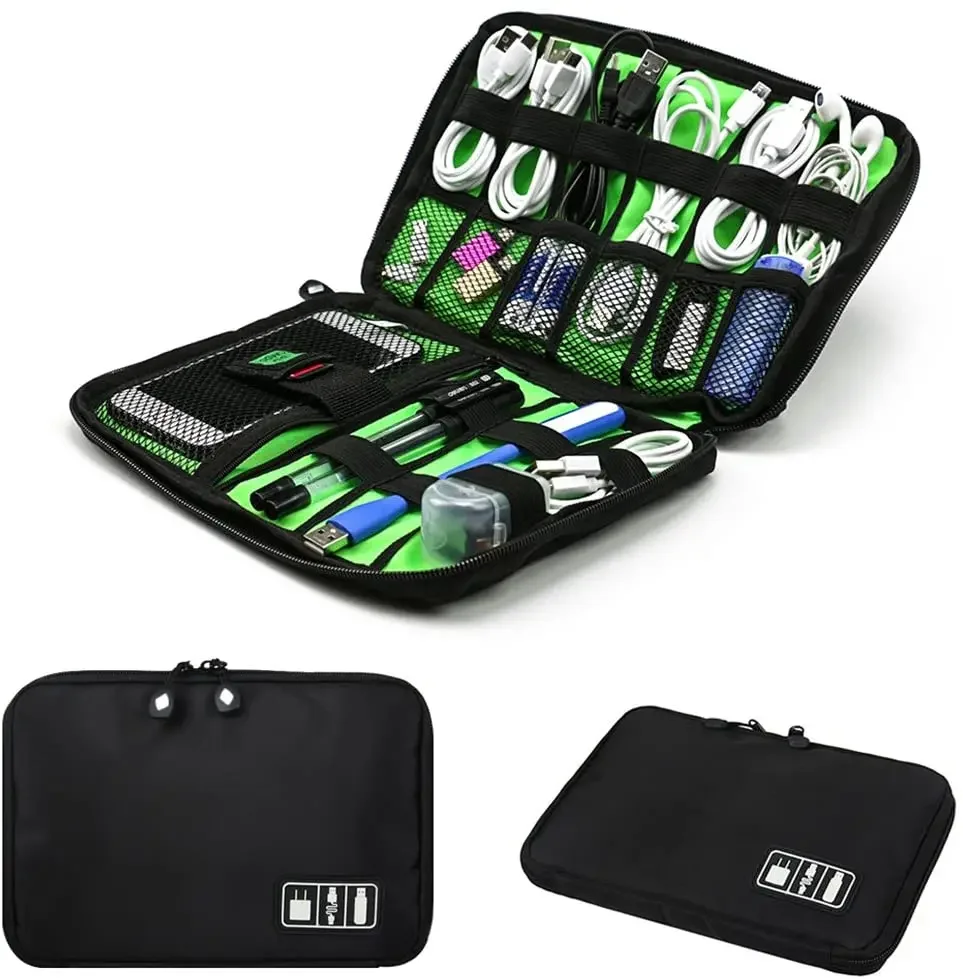 Travel Accessories Case - Kit de Organização de Cabos, Bolsas