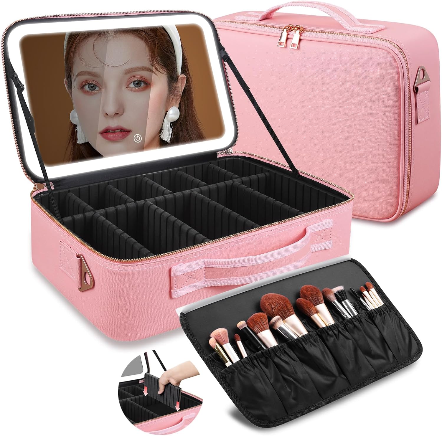 Travel Accessories Case - Bolsa de Maquiagem de Grande Capacidade