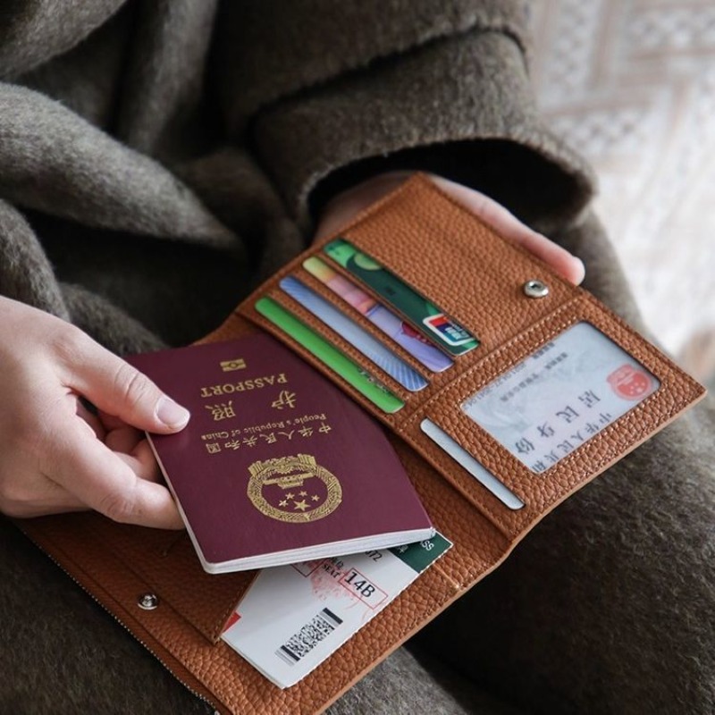 Capa de couro para passaporte, - Travel Accessories For Plane avaliação e preço