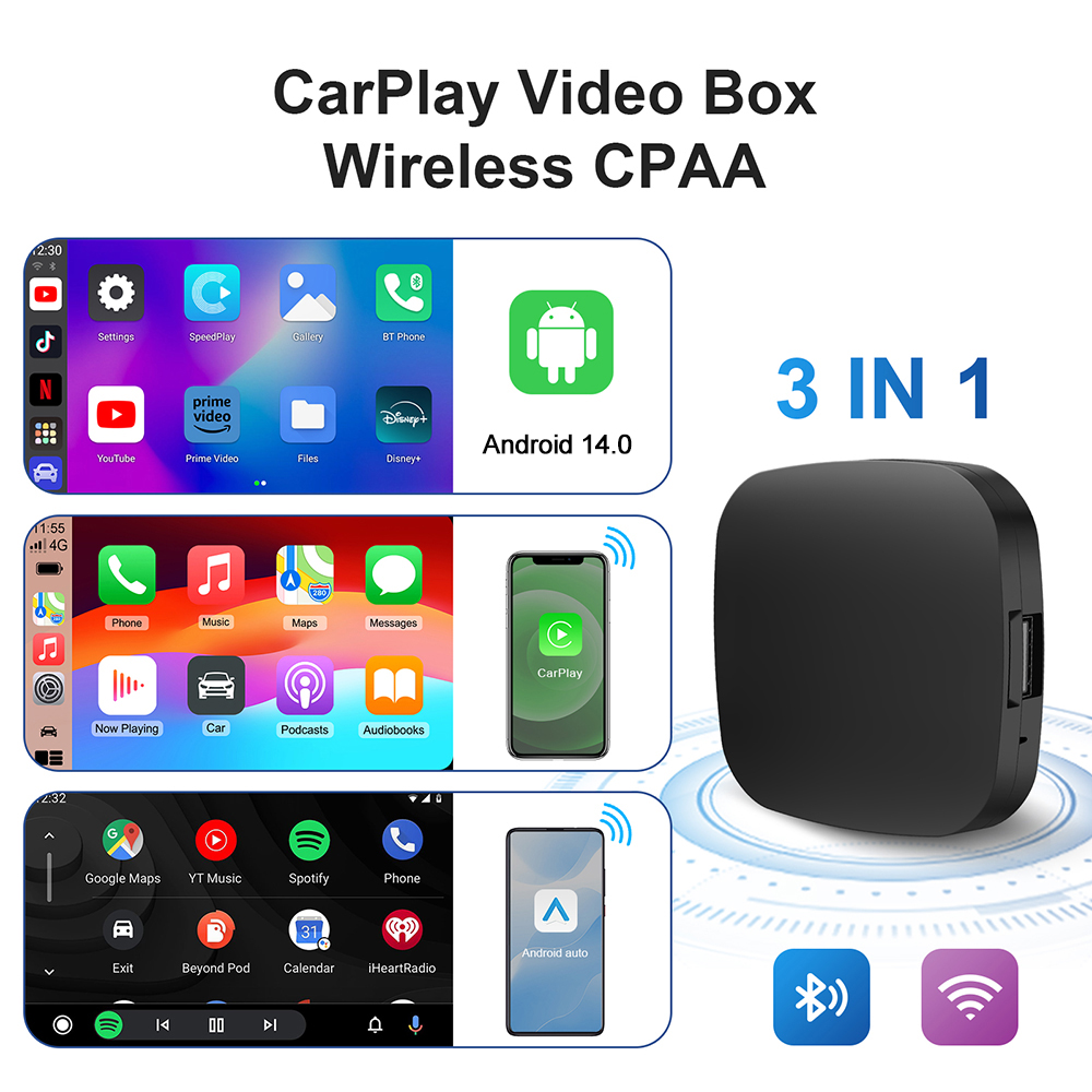 2026 Android13 CarPlay Ai Box  - Travel Adapter Universal avaliação e preço