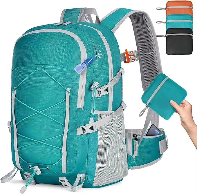 40L Novo mochila de poliéster  - Packable Daypack Foldable avaliação e preço