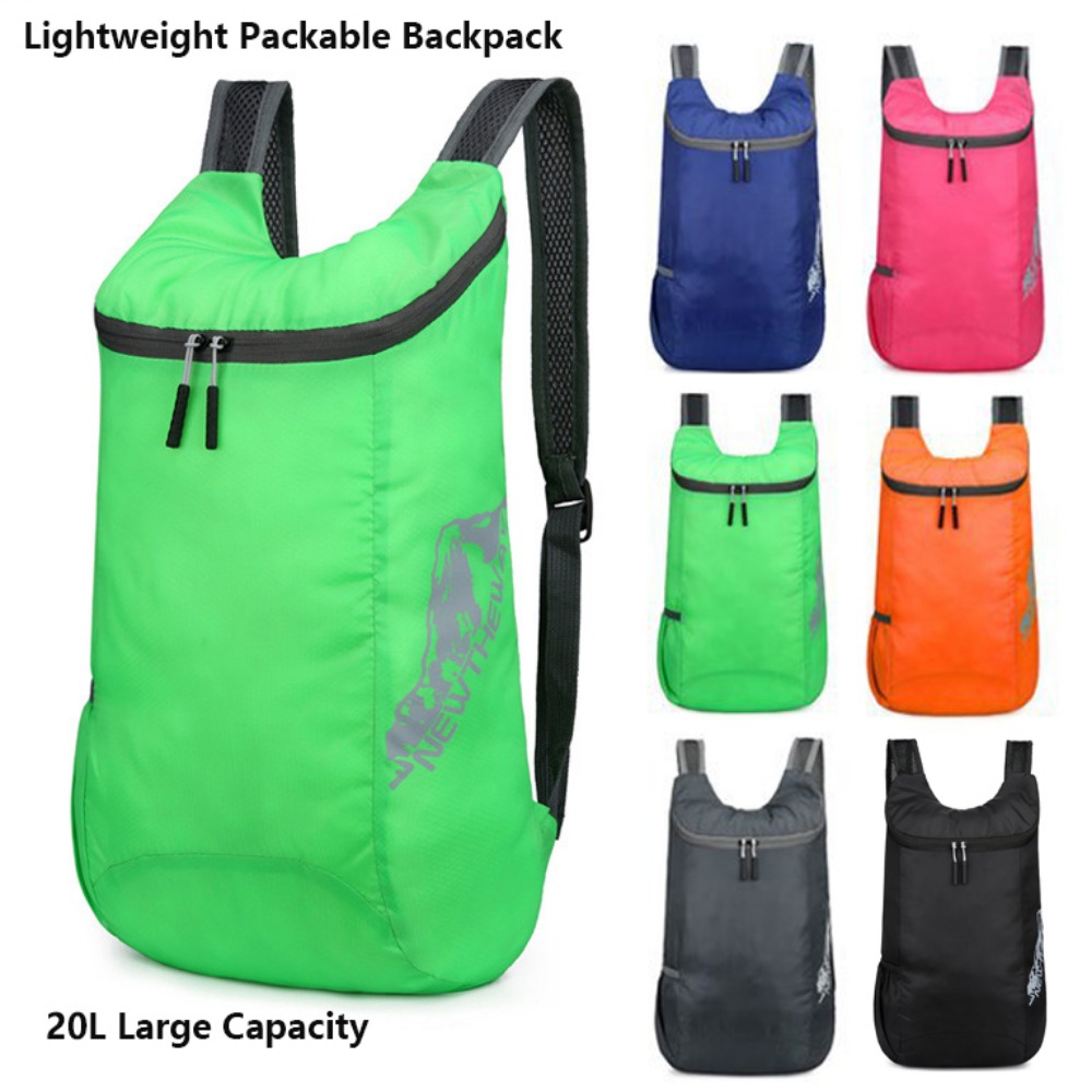 Mochila dobrável de 20l, leve, - Packable Daypack Foldable avaliação e preço