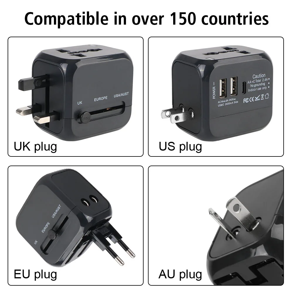 Adaptador de Carregador de Via - Travel Adapter Universal avaliação e preço