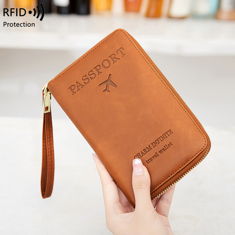 Nova capa de couro para passap - Travel Accessories For Plane avaliação e preço