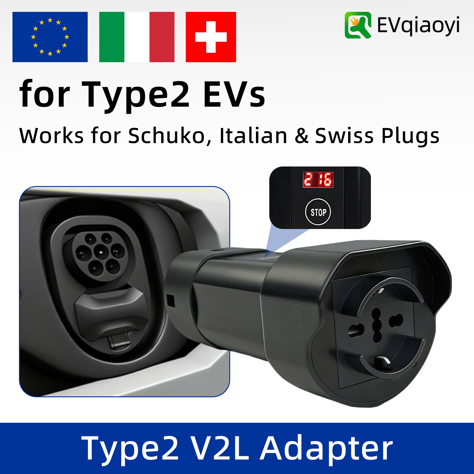 Adaptador de Descarga EVqiaoyi - Travel Adapter Universal avaliação e preço