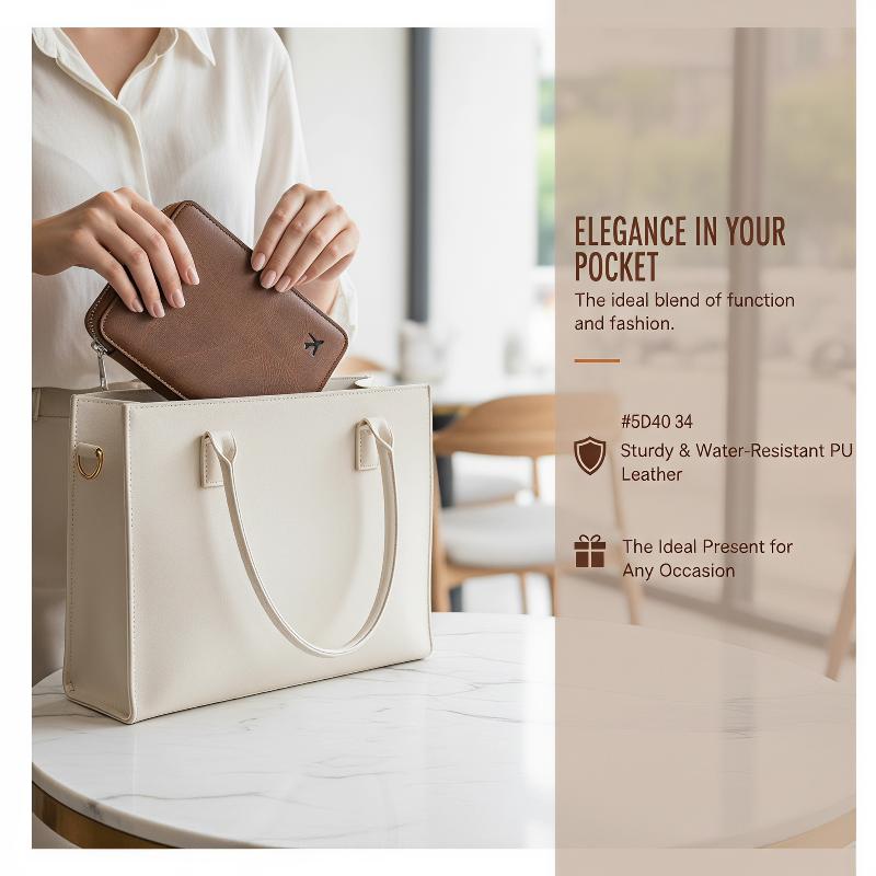 Estojo de Passaporte com Zíper - Travel Accessories For Plane avaliação e preço