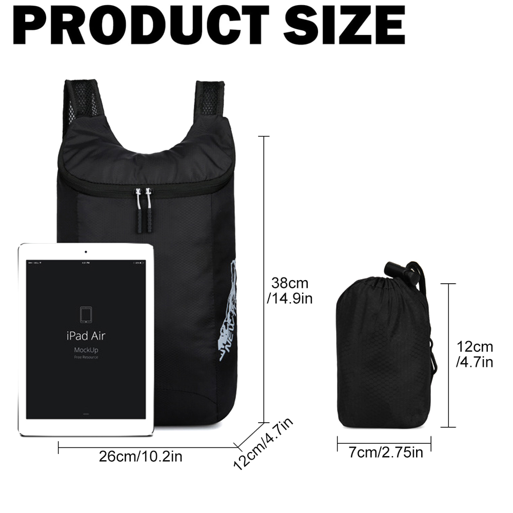 Mochila de caminhada, à prova  - Packable Daypack Foldable avaliação e preço