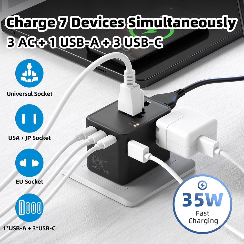 Adaptador de Energia Universal - Travel Adapter Universal avaliação e preço