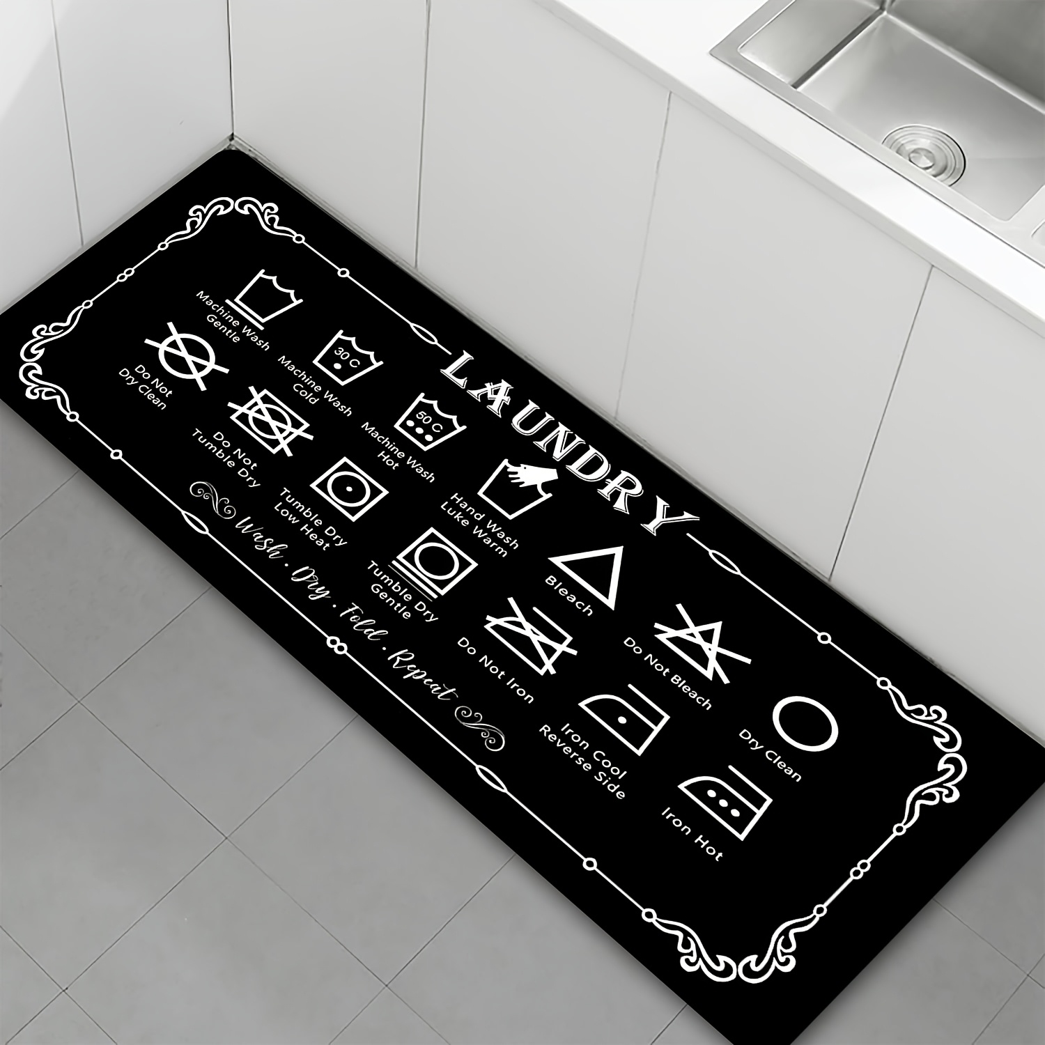 Tapete Guia para Lavanderia (1 - Travel Accessories Guide avaliação e preço