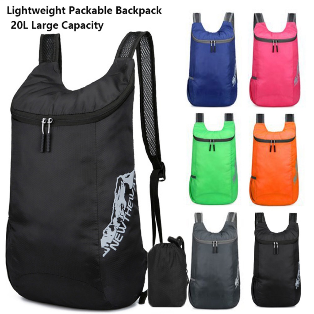 Mochila dobrável leve e ultral - Packable Daypack Foldable avaliação e preço