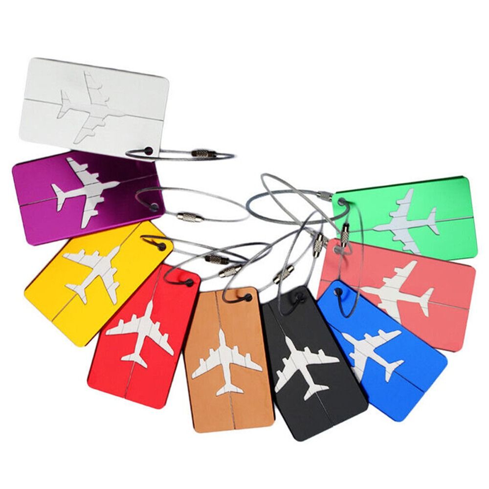 Alumínio Bagagem Tags com Cord - Travel Accessories Gear avaliação e preço