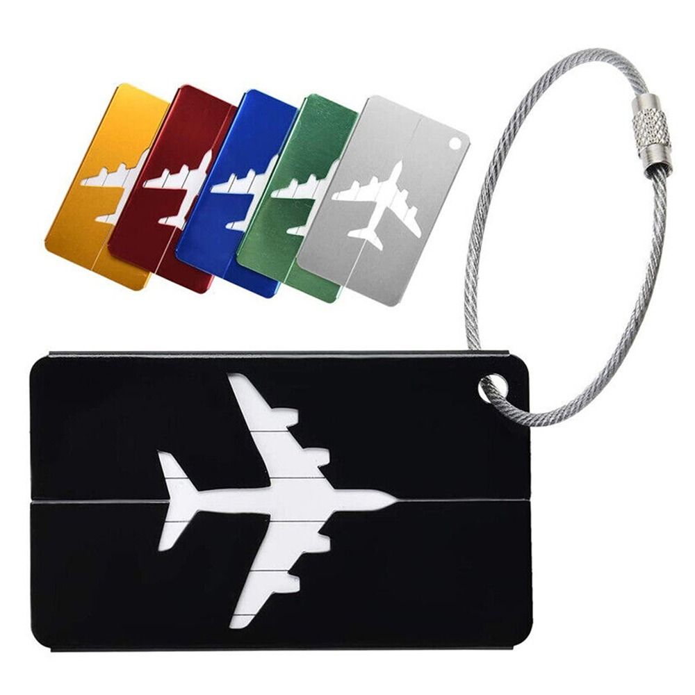 Alumínio Bagagem Tags com Cord - Travel Accessories Gear avaliação e preço