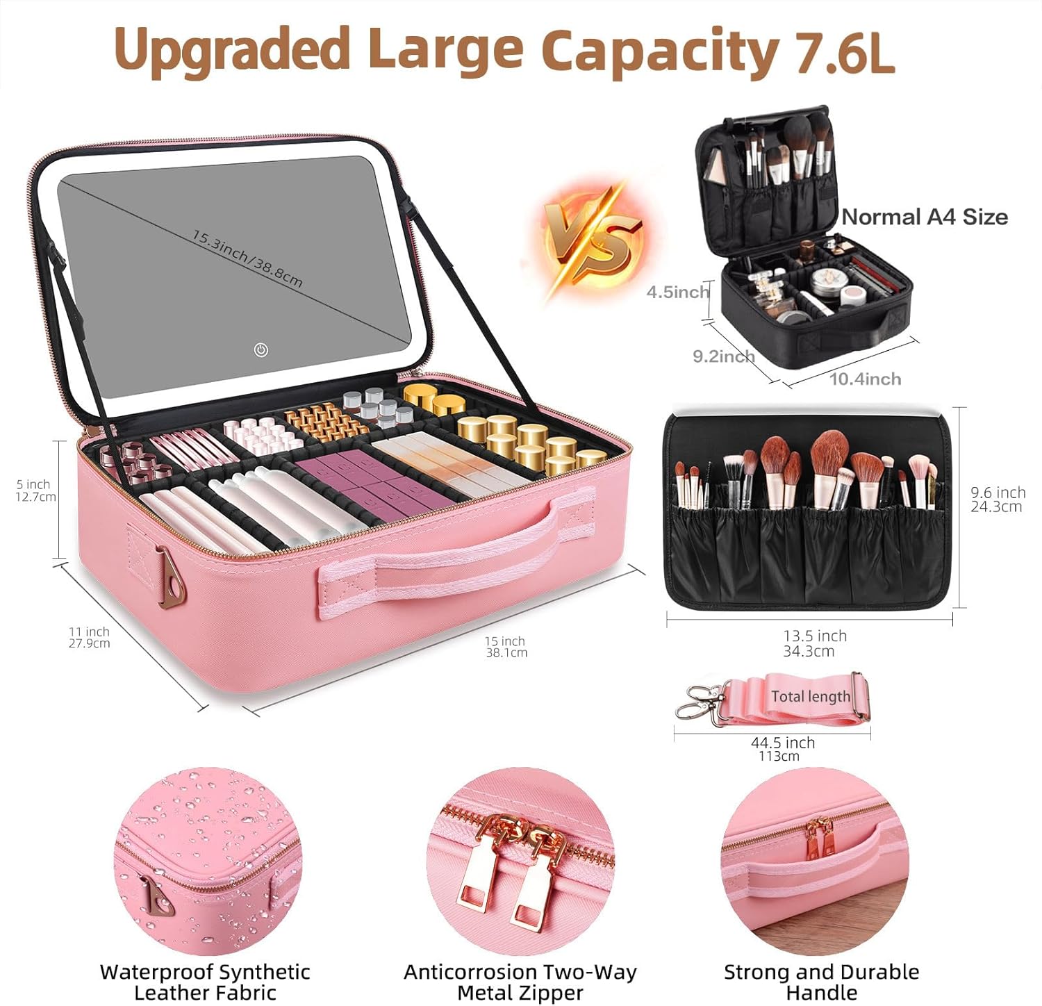 Bolsa de Maquiagem de Grande C - Travel Accessories Case avaliação e preço