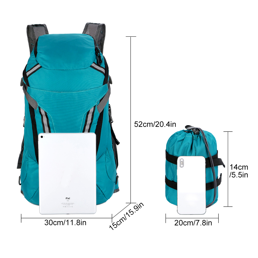 Mochila dobrável para caminhad - Packable Daypack Foldable avaliação e preço
